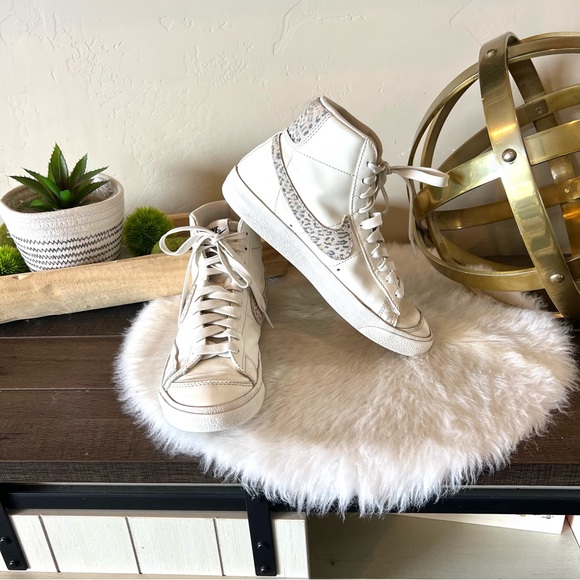 Nike Shoes - NIKE BLAZER MID '77 SE LEOPARD- Sail Lemon Women’s Shoes Size US 7.5